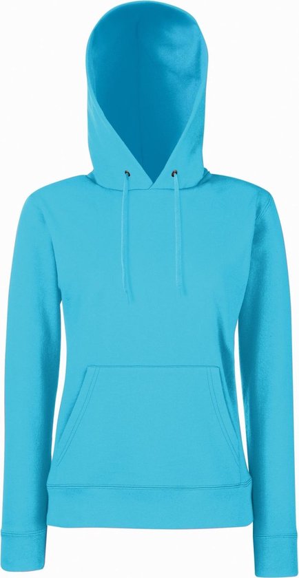 Fruit of the Loom - Lady-Fit Classic Hoodie - Lichtblauw - XS