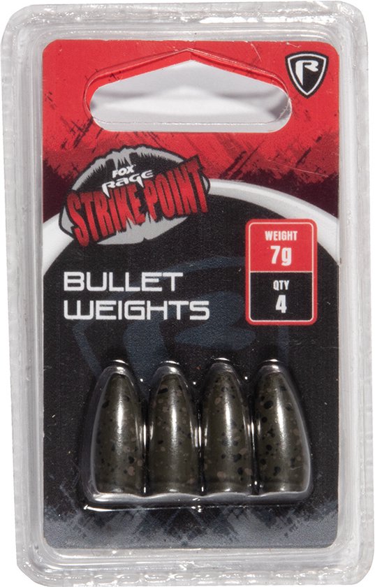 Fox Rage Bullet Weights (3 pcs) - Maat : 14g — afbeelding 2