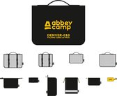 Bol.com Abbey Camp Packing Cubes - Set van 10 - Zwart - Houston-10 - aanbieding
