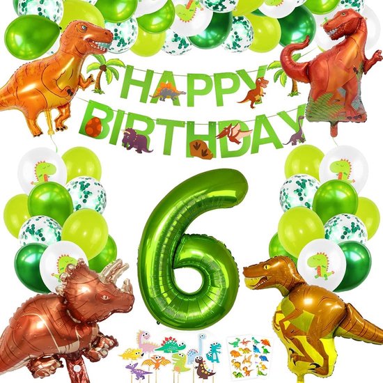 Décoration D'Anniversaire Pour Fille 6 Ans, Ballon 6E Anniversaire Rose Ballon Géant 6 Ans