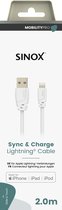 MOBILITY PRO - Aansluitkabel Apple Lightning - USB [male] MFI 2 mtr.