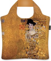Ecozz - Gustav Klimt - Portrait of Adele Bloch - 100% gerecycled (rPet) – Öko-Tex - Voorzien van rits - Afsluitbaar - Opvouwbare boodschappentas - Waterresistant – Shopper - Ecovriendelijk - Duurzaam
