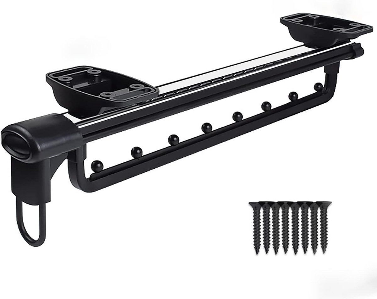 Uittrekbare kledingstang om uit te trekken, verstelbare kledingstang, kledinghanger, verstelbaar (462 mm)