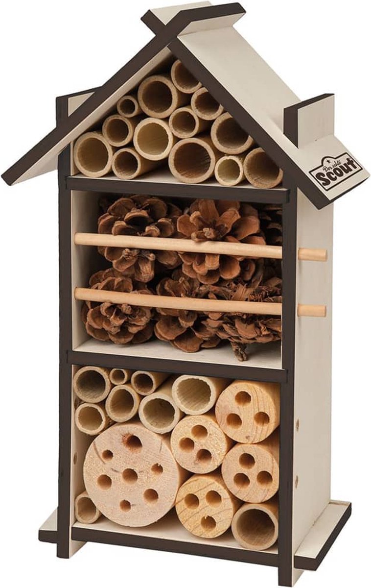 Scout - Insectenhotel - 9,5x16x28 - cm - hout