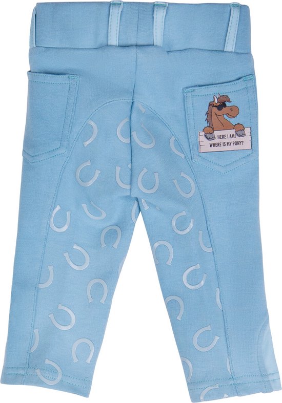 Pantalon d'équitation Qhp Bobby Kids Bleu clair - Bleu clair - 104