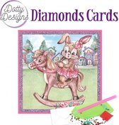 Dotty Designs Diamond Cards - Rocking Horse