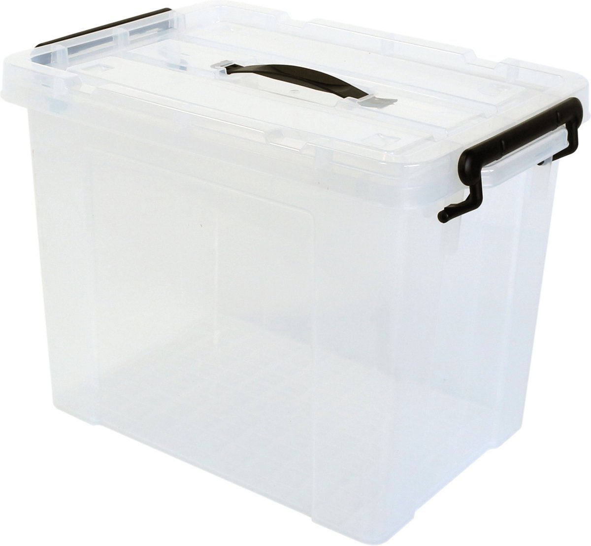 Alpac Opbergbox - Opbergbox met deksel - Opbergdoos - 28 Liter - 440 x 300 x 320 mm - Transparant