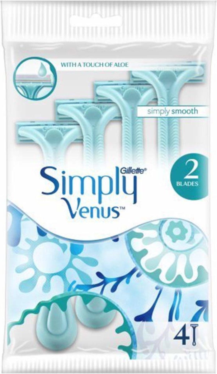 Gillette Simply Venus Wegwerpmesjes - 4 stuks