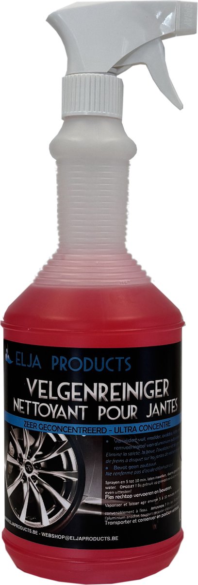 Elja Velgenreiniger | 1L SPRAY | Ultra geconcentreerd | Professionele reiniger auto/bus/truck/vrachtwagen/...