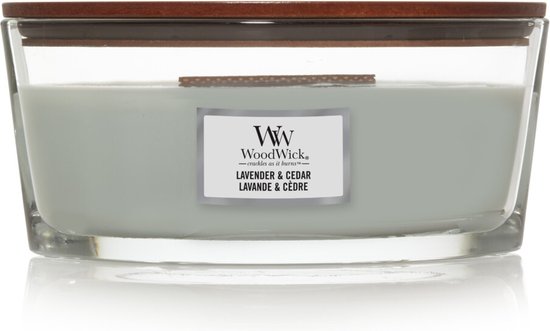 WoodWick Lavender & Cedar Ellipse Candle