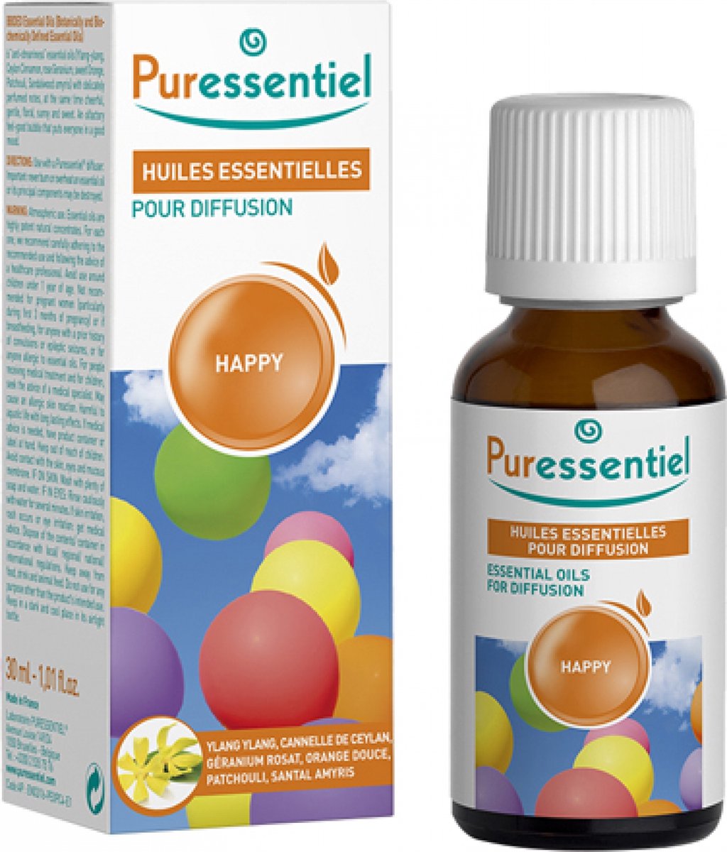 Goedkoopste Puressentiel Etherische Oliën Voor Verstuiving Happy 30 ml