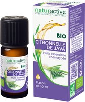 Naturactive Citroengras Etherische Olie (Cymbopogon Winterianus) Biologisch 10 ml