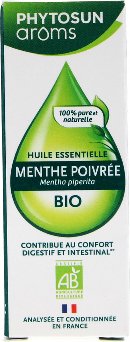 Goedkoopste Phytosun Arôms Etherische Olie van Pepermunt (Mentha Piperita) Bio 10 ml