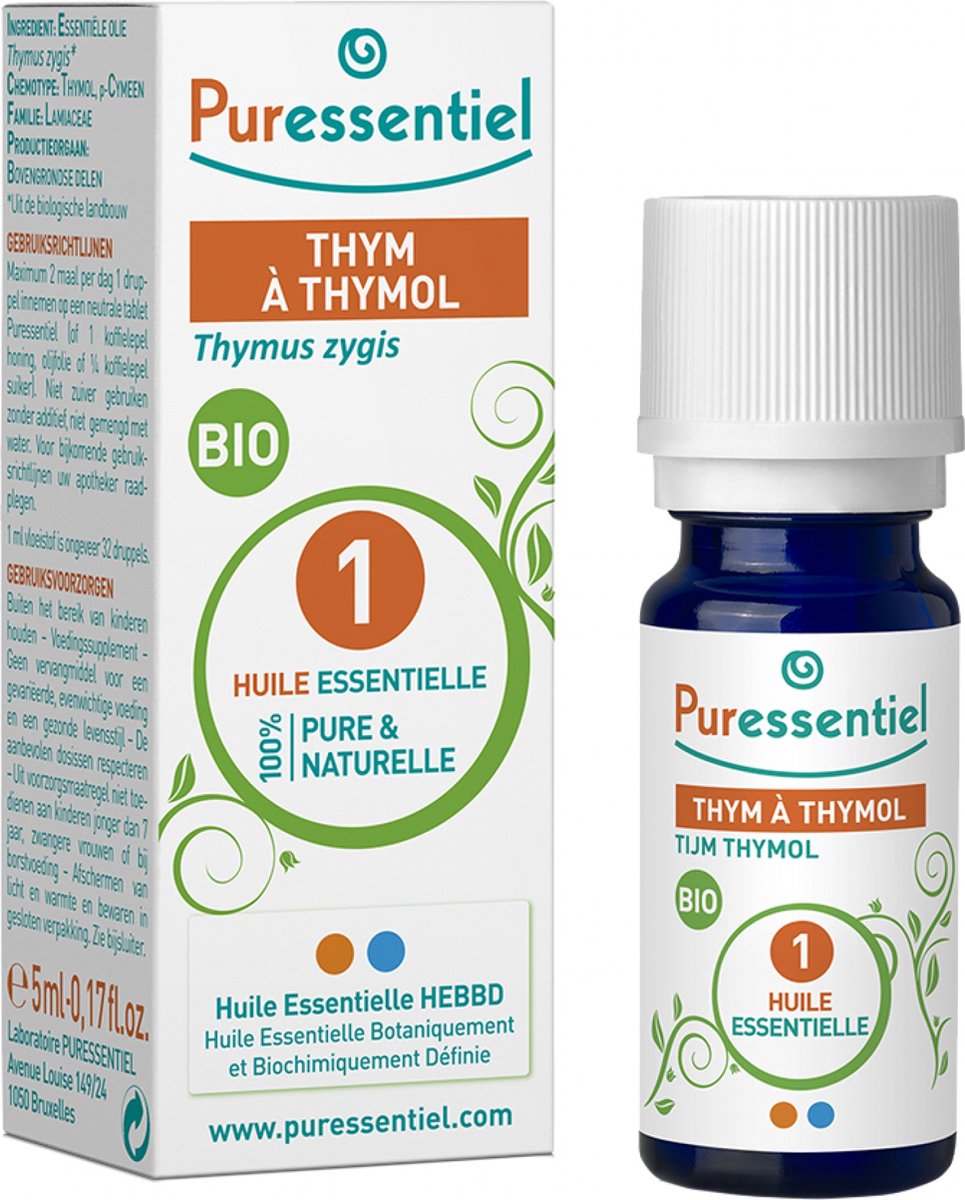 Goedkoopste Puressentiel Etherische Olie van Biologische Tijm 5 ml