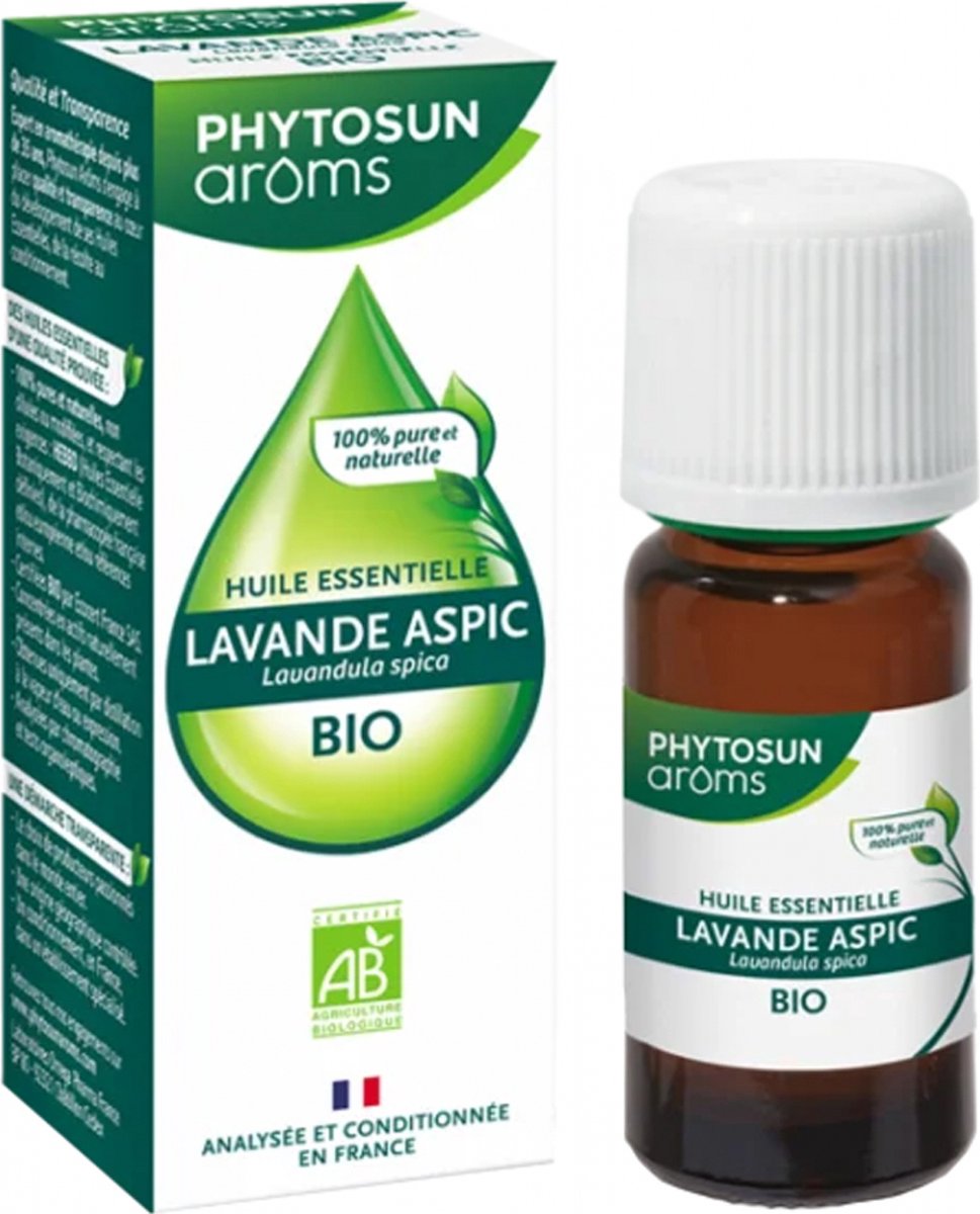 Goedkoopste Phytosun Arôms Etherische Olie van Lavendel Asperges (Lavandula Spica), Biologisch 10 ml