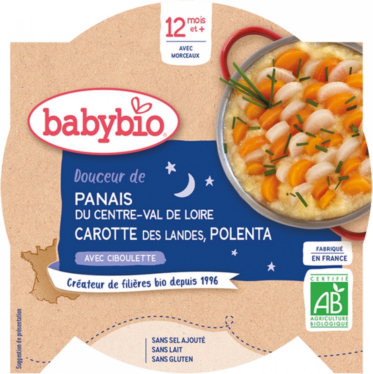 Goedkoopste Babybio Goedenacht Zoete Pastinaak Wortel Polenta 12 Maanden en Biologisch 230 g