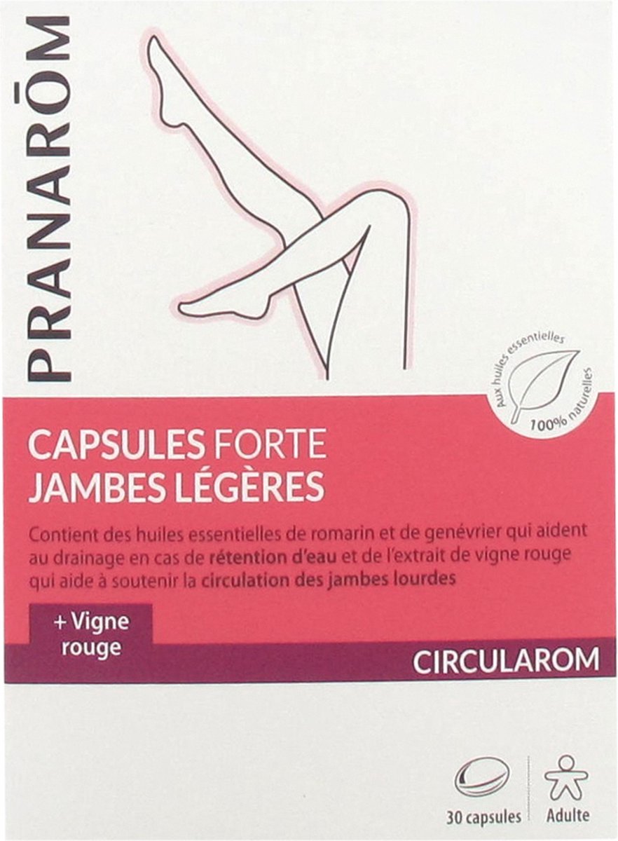 Goedkoopste Pranarôm Circularom Capsules Forte Jambes Légères 30 Capsules