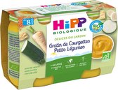 HiPP Délices du Jardin Gratin de Courgettes Kleine Groenten Vanaf 8 Maanden Biologisch 2 Potten