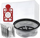 10x Stofzuigerzak en 1x filter set geschikt voor 12" Numatic Henry en Hetty / James - PPR240 - Model NVM-1CH 604015 - Inclusief geurzakjes