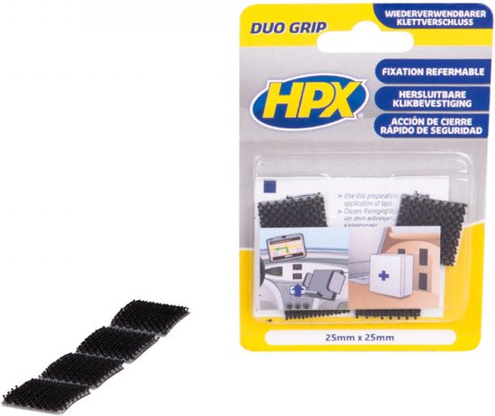 HPX Duo grip klikbevestiging
