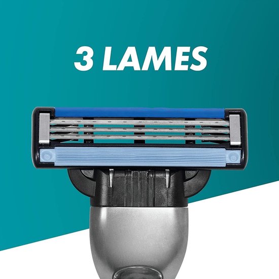 Gillette Mach3 - 4 pièces - Lames de rasoir pour homme