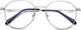 Computerbril - Anti Blauwlicht Bril - Metaal 2024 - Zilver