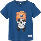 Name it t-shirt jongens - blauw - NKMbalukas - maat 116