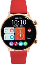 DARZ Ultra HD Pro Smartwatch - Smartwatch Dames - HD Touchscreen - Horloge - Stappenteller - Bloeddrukmeter - Saturatiemeter - Hartslag – Rood - iOS en Android