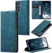 CaseMe Book Case - Geschikt voor Samsung Galaxy S23 FE Hoesje - Blauw