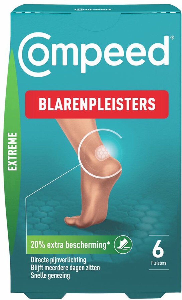 Goedkoopste Compeed Blarenpleisters Extreme - Blarenpleisters - blarenpleisters bieden directe pijnverlichting, snellere genezing - 6 stuks