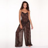 LingaDore - Copper Vibes Jumpsuit - maat 36 - Zwart/Bruin