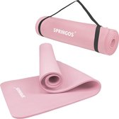 Yoga Mat - Fitnessmat - Premium Kwaliteit - Anti Slip - 61 x 183 x 1 cm - Roze