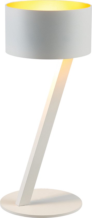 NOMA tafellamp wit/goud G9 excl