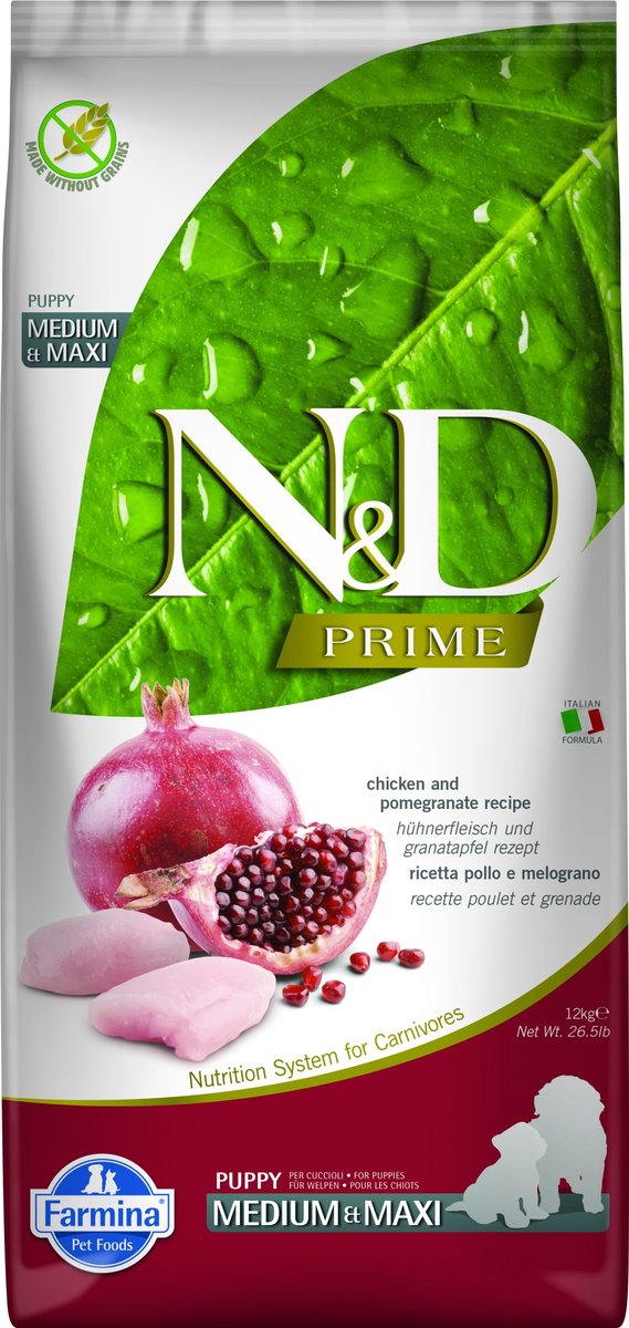 N&D N&D Prime puppyvoeding Kip medium/maxi 12 kg
