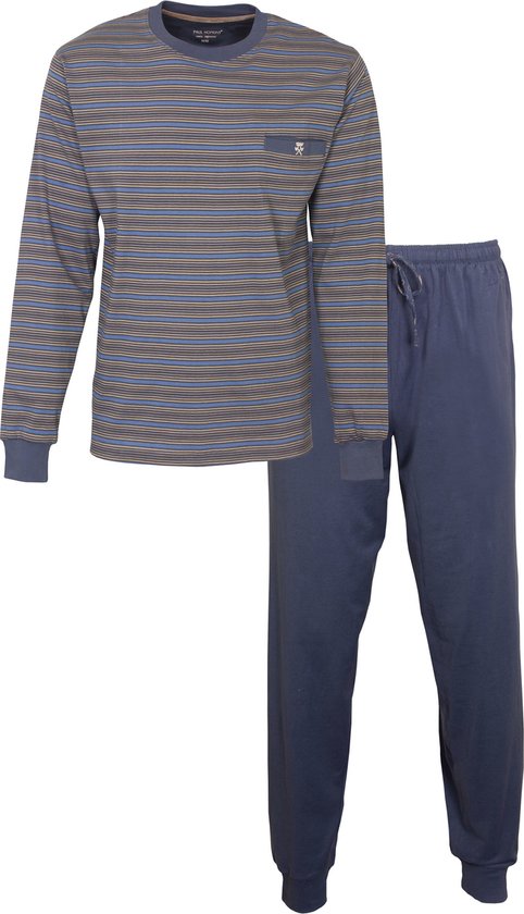Paul Hopkins - Heren Pyjama - Blauw - Maat L