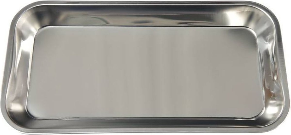 Goedkoopste Belux Surgical Instruments /Hoge kwaliteit- Roestvrij staal -Dental Square Tray - Oral surgical- Multi purpose Tray - herbruikbaar / Niet steriel en Autoclaveerbaar