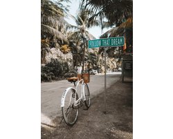 Volg je Dromen - Follow That Dream - Reis - Reizen - Vakantie - Inspiratie - Quote - posters - formaat 50x70cm - Wanddecoratie - S1774MT