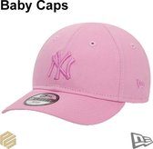 New Era - 0 tot 2 Jaar - Baby Cap - New York Yankees Infant League Essential Pink 9FORTY Cap