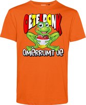 T-shirt Oeteldonk Omèrrumt Oe | Carnavalskleding heren | Carnaval Kostuum | Foute Party | Oranje | maat 4XL