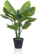 Emerald - Kunstplant Calathea Orbifolia 70cm - Kunstplanten voor binnen