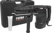 Bol.com FERM Industrial – HDM1043P - Boorhamer – 1100W - Slagkracht 1-7 Joule - 6kg - Multi speed – Hamerboren - Beitelen - Rote... aanbieding