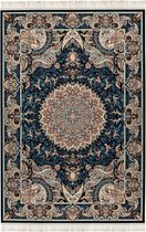 Lalee Oriental | Modern Vloerkleed Laagpolig | Navy | Tapijt | Karpet | Nieuwe Collectie 2024 | Hoogwaardige Kwaliteit | 80x300 cm