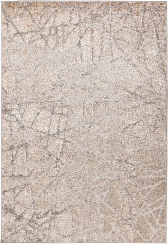 Lalee Milas | Modern Vloerkleed Laagpolig | Silver Beige | Tapijt | Karpet | Nieuwe Collectie 2024 | Hoogwaardige Kwaliteit | 200x290 cm