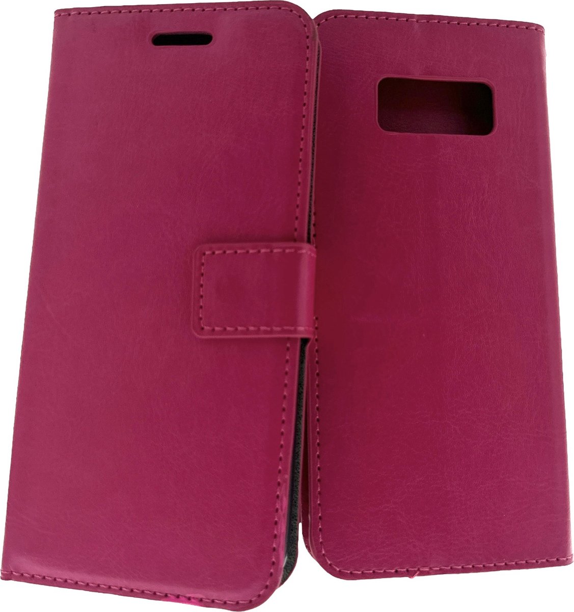 Portemonnee Book Case Hoesje Geschikt voor: Samsung Galaxy S8 Plus - Roze