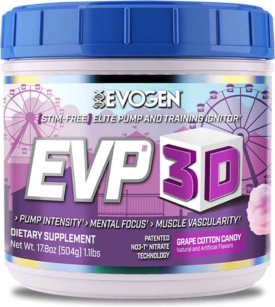 Evogen Nutrition- EVP-3D Grape Cotton Candy