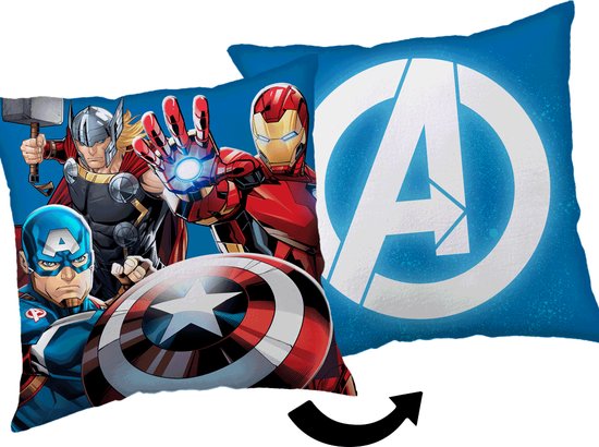 Marvel Avengers - Sierkussen - Logo - 35 x 35 cm - Polyester