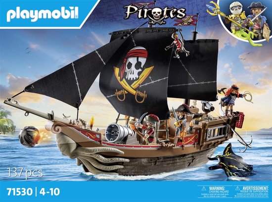 PLAYMOBIL Pirates Groot piratenschip - 71530