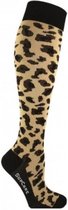 Supcare compressie sokken maat XS (34-36) – leopard - trendy compressiekousen – steunkousen – ademend – gezwollen, vermoeide en pijnlijke benen & voeten – spataderen - dagelijks gebruik – vliegreizen – zwangerschap – dames en heren