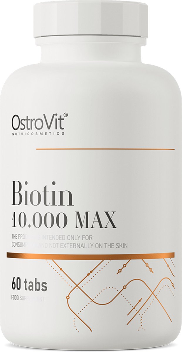 Vitaminen - OstroVit Biotine 10.000 MAX 60 tabletten - 60 Tabletten