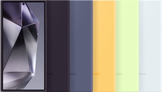 Coque en silicone pour Galaxy S24 Ultra